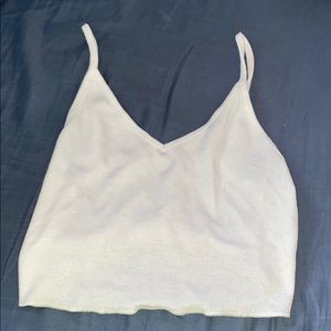 Small white crop top from shein